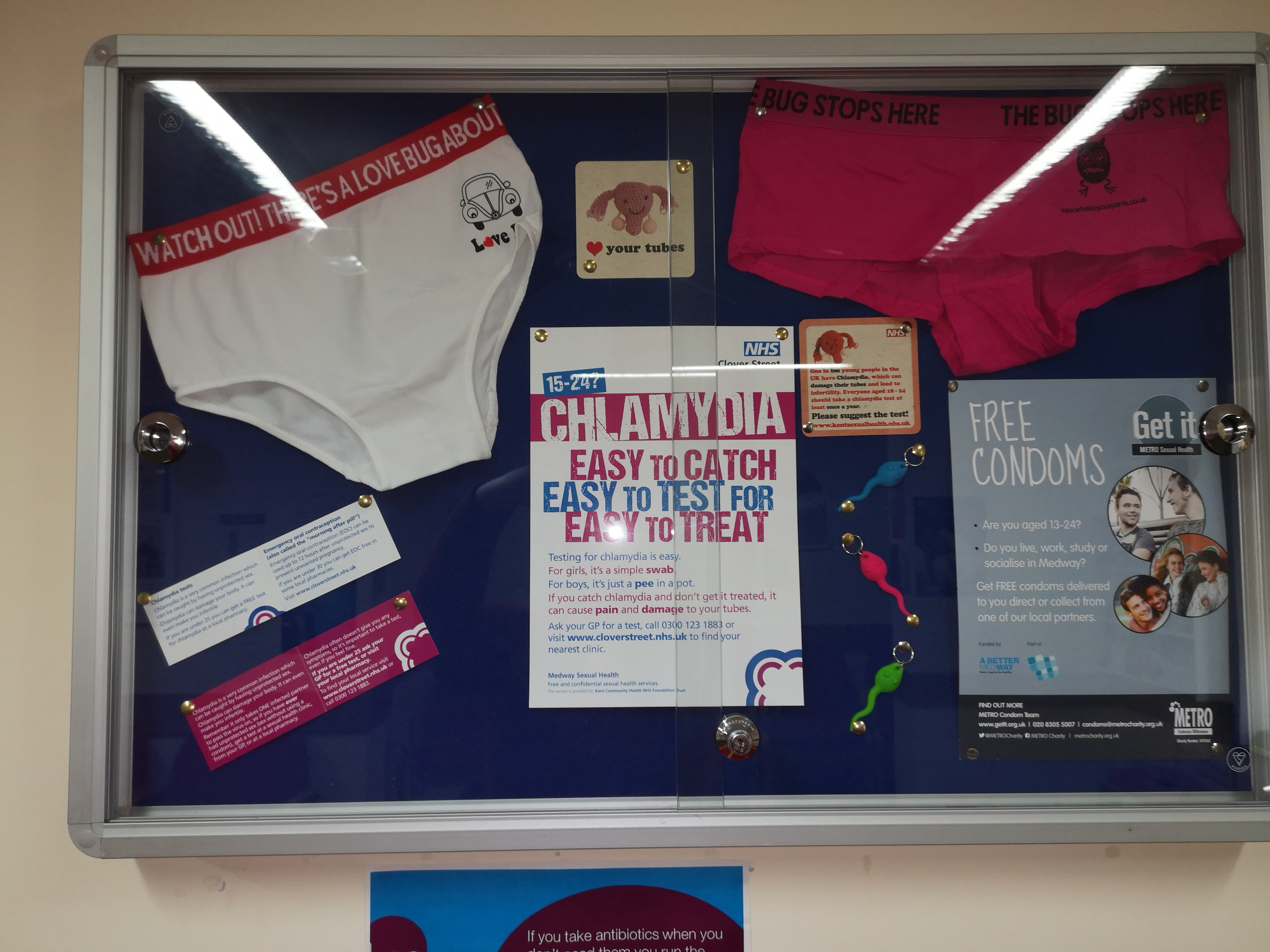 Chlamydia notice board